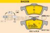 BARUM BA2258 Brake Pad Set, disc brake